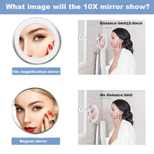 Load image into Gallery viewer, Magnifying LED Makeup Mirror