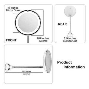 Magnifying LED Makeup Mirror